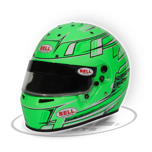 Bell KC7-CMR Champion Green Kart Helmet