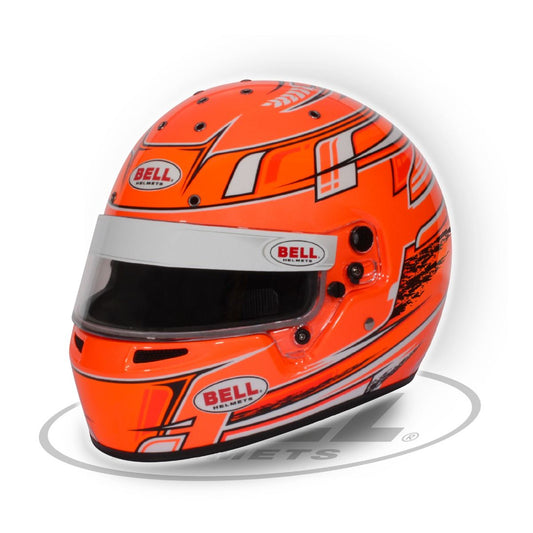 Bell KC7-CMR Champion Orange Kart Helmet